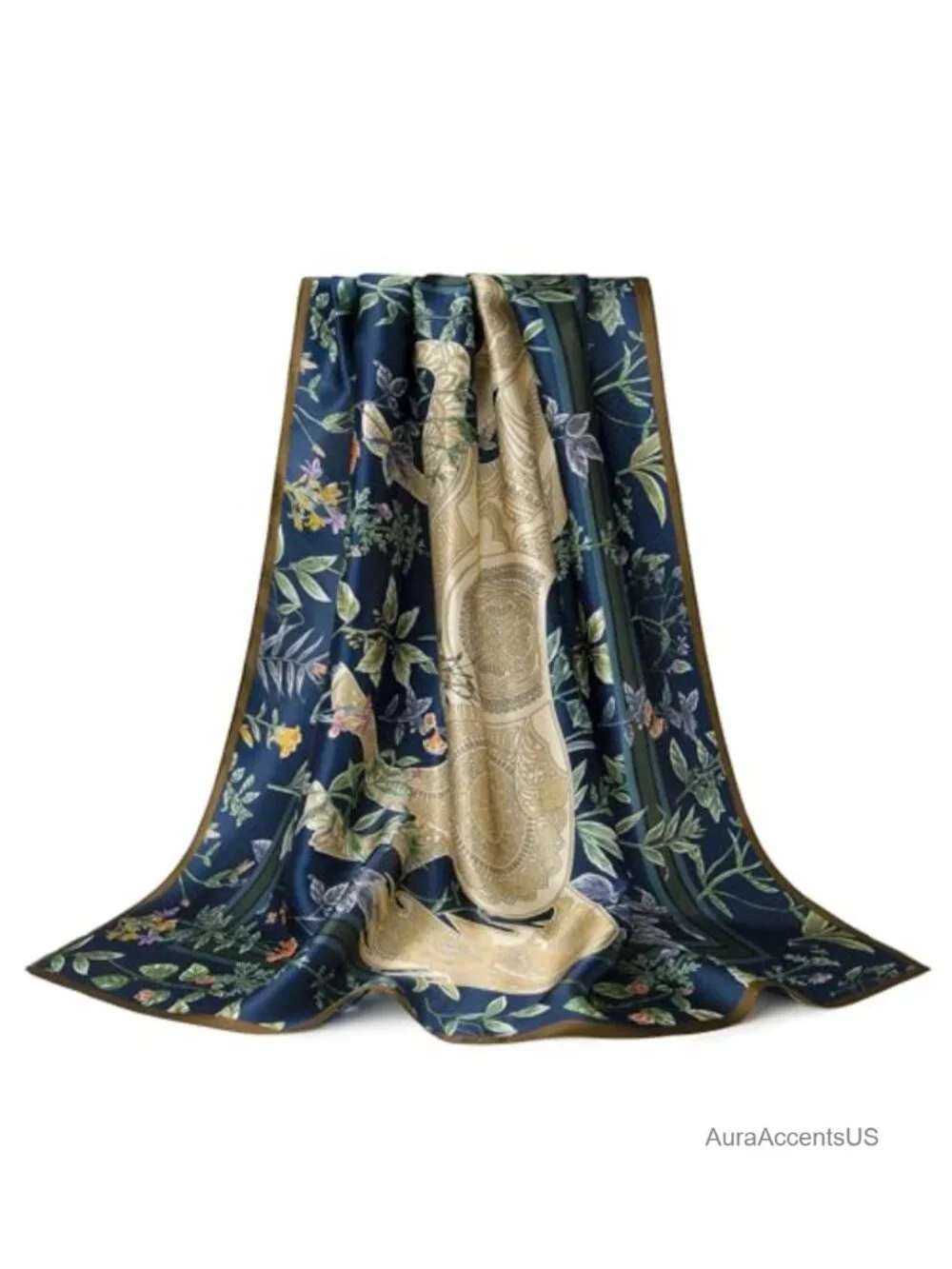100% Mulberry Silk Scarf - 35